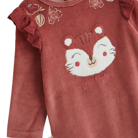 Lot de 2 pyjamas bébé en velours léa Rose 4 - vertbaudet enfant 
