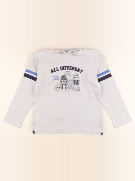 Tee-shirt - 10 ans Gris 1 - vertbaudet enfant 