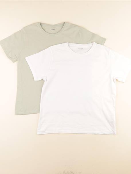 Tee-shirt - 14 ans Blanc, vert 1 - vertbaudet enfant 