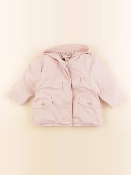 Veste doublure amovible - 9 mois Rose 1 - vertbaudet enfant 