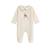 Pyjama bébé en velours grace Ecru 2 - vertbaudet enfant 