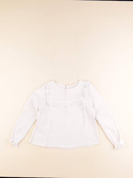 Blouse - 6 ans Blanc 1 - vertbaudet enfant 