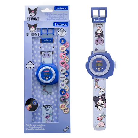 Montre digitale avec projection de 20 images design kuromi BLEU 1 - vertbaudet enfant 