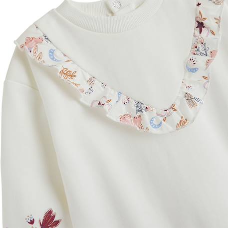 Ensemble enfant sweat et pantalon en molleton cléo Rose 4 - vertbaudet enfant 