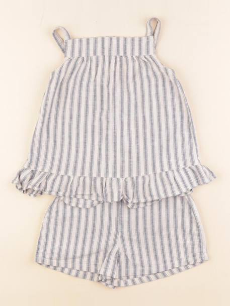 Ensemble - 5 ans Blanc, bleu 1 - vertbaudet enfant 
