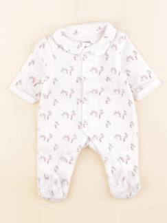 Seconde main-Pyjama velours - 0 mois