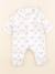 Pyjama velours - 0 mois Blanc, rose 1 - vertbaudet enfant 