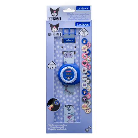 Montre digitale avec projection de 20 images design kuromi BLEU 5 - vertbaudet enfant 