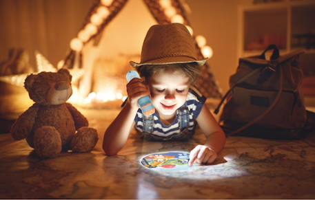 Projecteur à histoires et lampe torche bluey BLEU 6 - vertbaudet enfant 