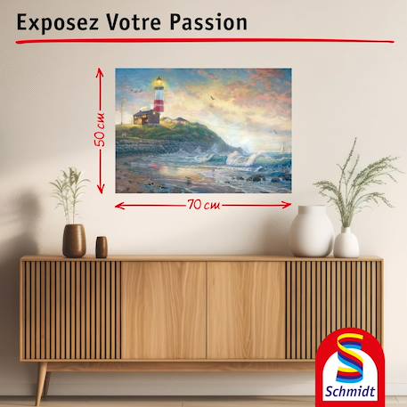 Puzzle phare de l’espoir 1000 pcs Bleu 3 - vertbaudet enfant 