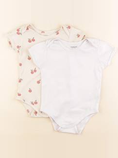 Lot de 2 bodies en coton - 3 ans  - vertbaudet enfant