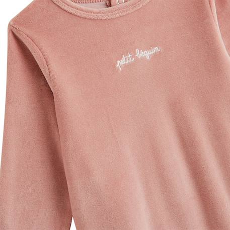 Lot de 2 pyjamas bébé en velours Rose 3 - vertbaudet enfant 