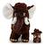 Peluche mammouth papa et son bébé Marron 6 - vertbaudet enfant 