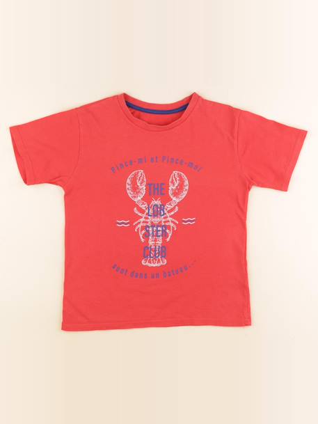 Tee-shirt - 8 ans Rouge 1 - vertbaudet enfant 