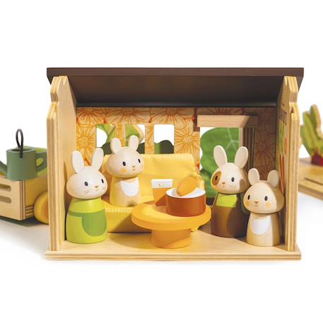 Le champ de carottes des lapins Multicolor 6 - vertbaudet enfant 