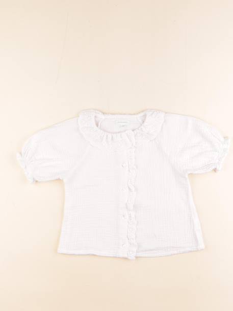 Blouse - 5 ans Blanc 1 - vertbaudet enfant 