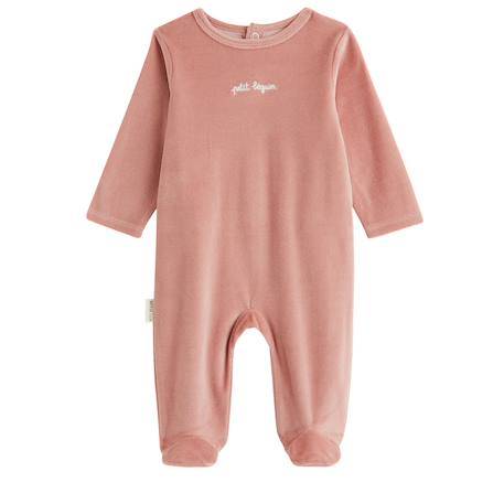 Lot de 2 pyjamas bébé en velours Rose 6 - vertbaudet enfant 