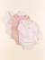 Lot de 3 bodies en coton - 12 mois Rose 1 - vertbaudet enfant 