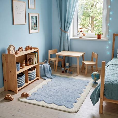 Tapis alfonsina blush Bleu+Multicolore 2 - vertbaudet enfant 