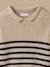 Pull laine mérinos fille - cyrillus x les 3 tricoteurs Marine/ecru 2 - vertbaudet enfant 
