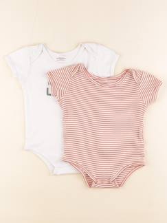 Lot de 2 bodies en coton - 36 mois  - vertbaudet enfant