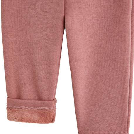 Lot de 3 leggings bébé en molleton ultra chaud Rose 3 - vertbaudet enfant 