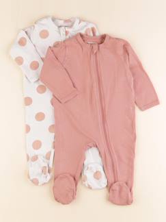 Seconde main-Fille-Pyjama, surpyjama, dors-bien-Lot de 2 pyjamas coton - 6 mois