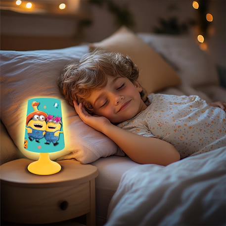 Mini lampe de chevet veilleuse sans fil minions Bleu 6 - vertbaudet enfant 