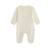 Pyjama bébé en velours ouverture pont neige Ecru 3 - vertbaudet enfant 