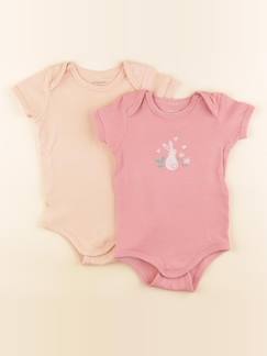 Lot de 2 bodies en coton - 18 mois  - vertbaudet enfant