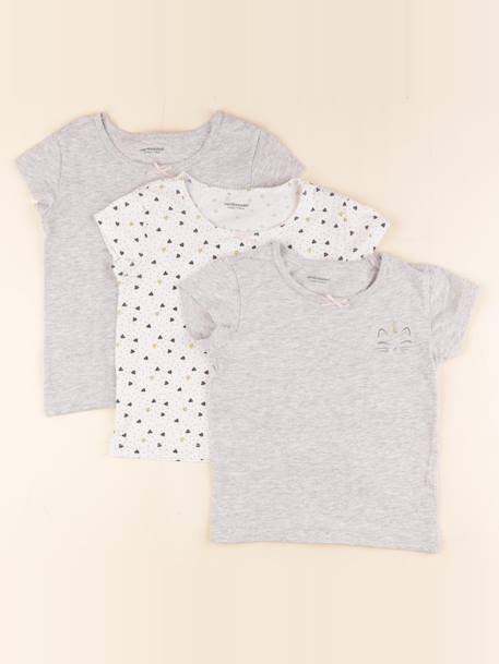 Lot de 3 maillots de corps - 5 ans Gris 1 - vertbaudet enfant 