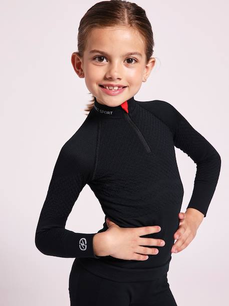 Tee-shirt energy thermolactyl 3 Noir 4 - vertbaudet enfant 