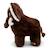 Peluche mammouth papa et son bébé Marron 4 - vertbaudet enfant 
