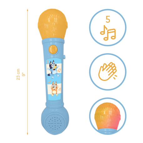 Microphone lumineux bluey BLEU 2 - vertbaudet enfant 
