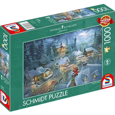 Puzzle douce nuit de noël 1000 pcs Vert 3 - vertbaudet enfant 
