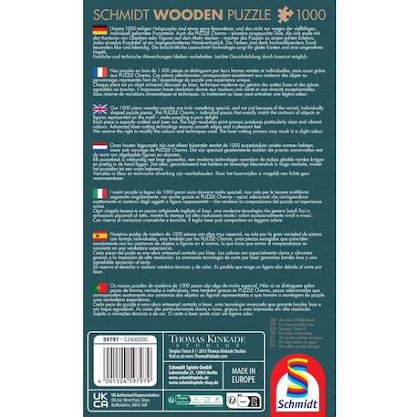 Puzzle en bois vieux moulin à eau 1000 pcs Vert 3 - vertbaudet enfant 