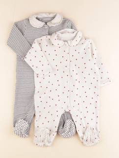 Seconde main-Fille-Pyjama, surpyjama, dors-bien-Lot de 2 pyjamas coton - 9 mois