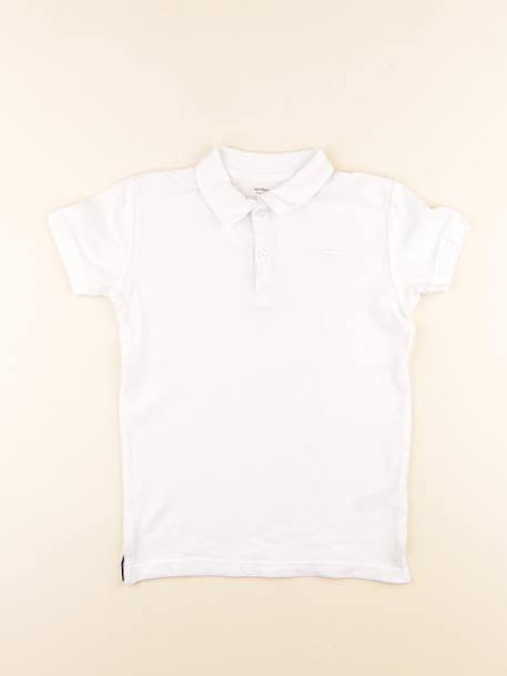 Polo - 8 ans Blanc 1 - vertbaudet enfant 