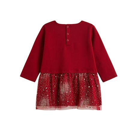 Robe enfant en molleton et tulle grace Bordeaux 3 - vertbaudet enfant 