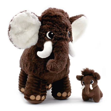 Peluche mammouth papa et son bébé Marron 1 - vertbaudet enfant 