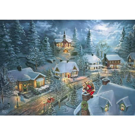 Puzzle douce nuit de noël 1000 pcs Vert 2 - vertbaudet enfant 