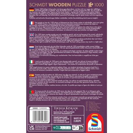 Puzzle en bois village au bord du lac 1000 pcs Violet 4 - vertbaudet enfant 