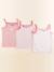 Lot de 3 maillots de corps - 6 ans Rose 1 - vertbaudet enfant 