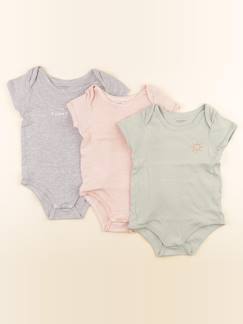 Lot de 3 bodies en coton - 2 ans  - vertbaudet enfant