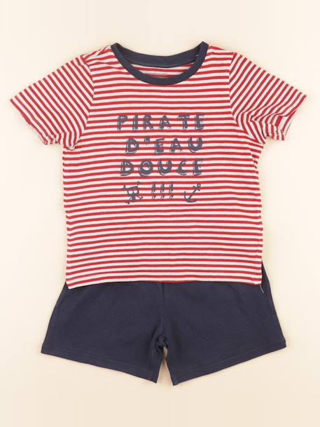Pyjama coton - 4 ans Bleu, rouge 1 - vertbaudet enfant 