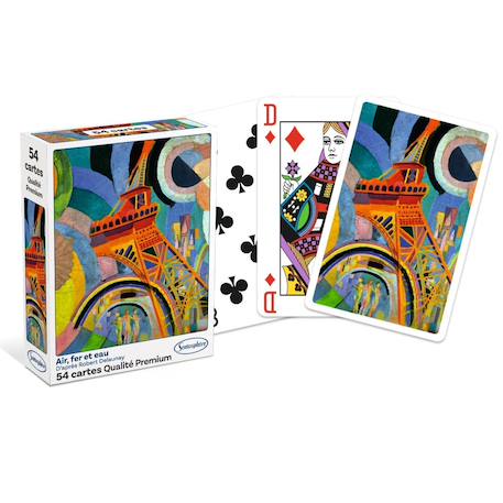 Jeu de 54 cartes air, fer et eau Blanc 1 - vertbaudet enfant 