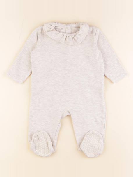 Pyjama coton - 12 mois Gris 1 - vertbaudet enfant 