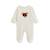 Pyjama bébé en velours oslo Ecru 2 - vertbaudet enfant 