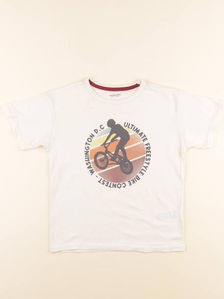 Tee-shirt - 8 ans Beige 1 - vertbaudet enfant 
