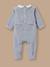 Dors-bien velours brodé bébé Gris chine 3 - vertbaudet enfant 